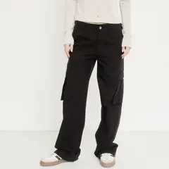 SYBILLA - Pantalón Cargo Tiro Medio Mujer