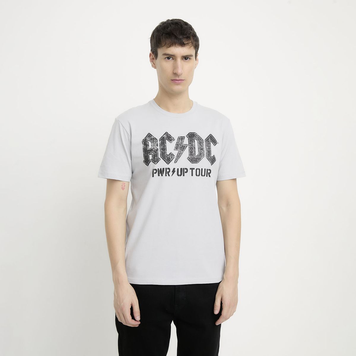 BASEMENT - Polera ACDC Algodón Hombre Basement
