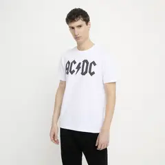 BASEMENT - Polera ACDC Algodón Hombre