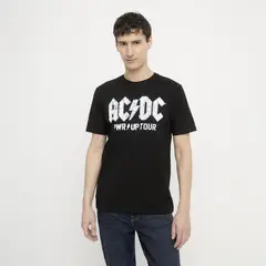 BASEMENT - Polera ACDC Algodón Hombre