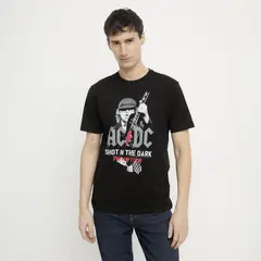 BASEMENT - Polera ACDC Algodón Hombre