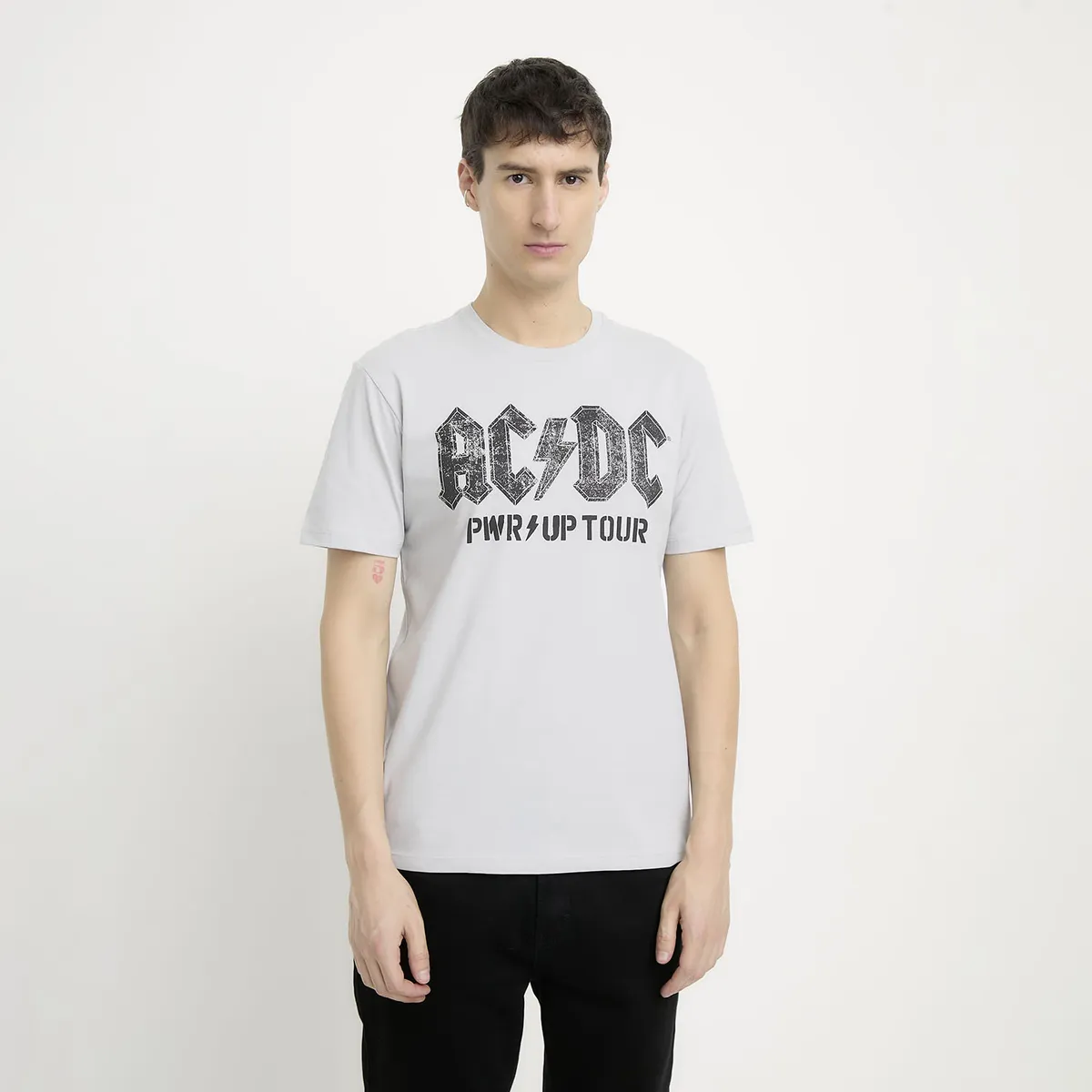 BASEMENT - Polera ACDC Algodón Hombre Basement