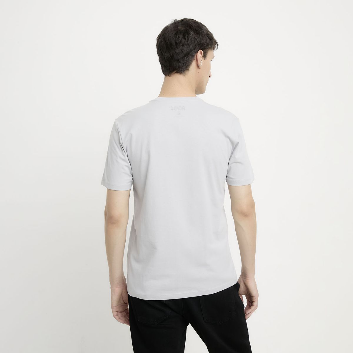 BASEMENT - Polera ACDC Algodón Hombre Basement