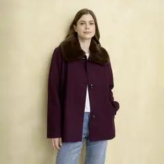 UNIVERSITY CLUB - Chaqueta Efecto Pelo Mujer