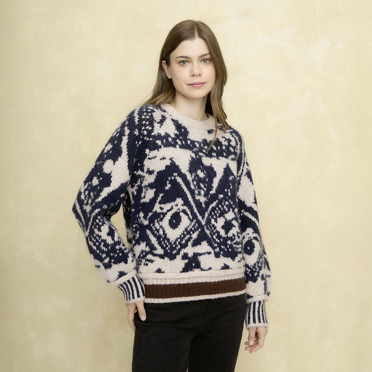 UNIVERSITY CLUB - Sweater Jacquard Mujer University Club