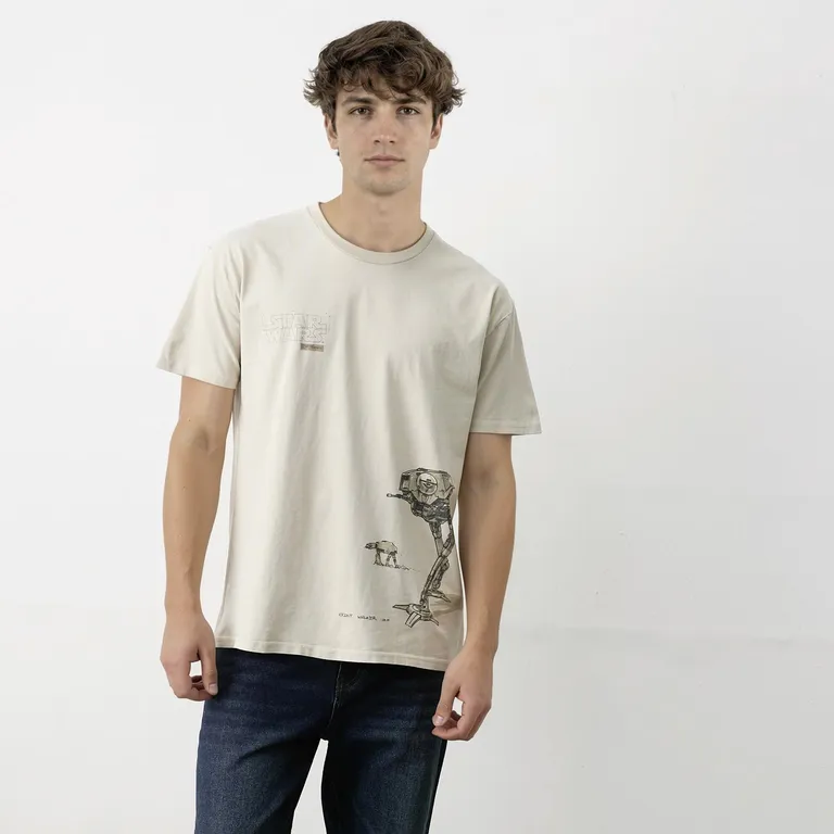 STAR WARS Polera Algodón Hombre