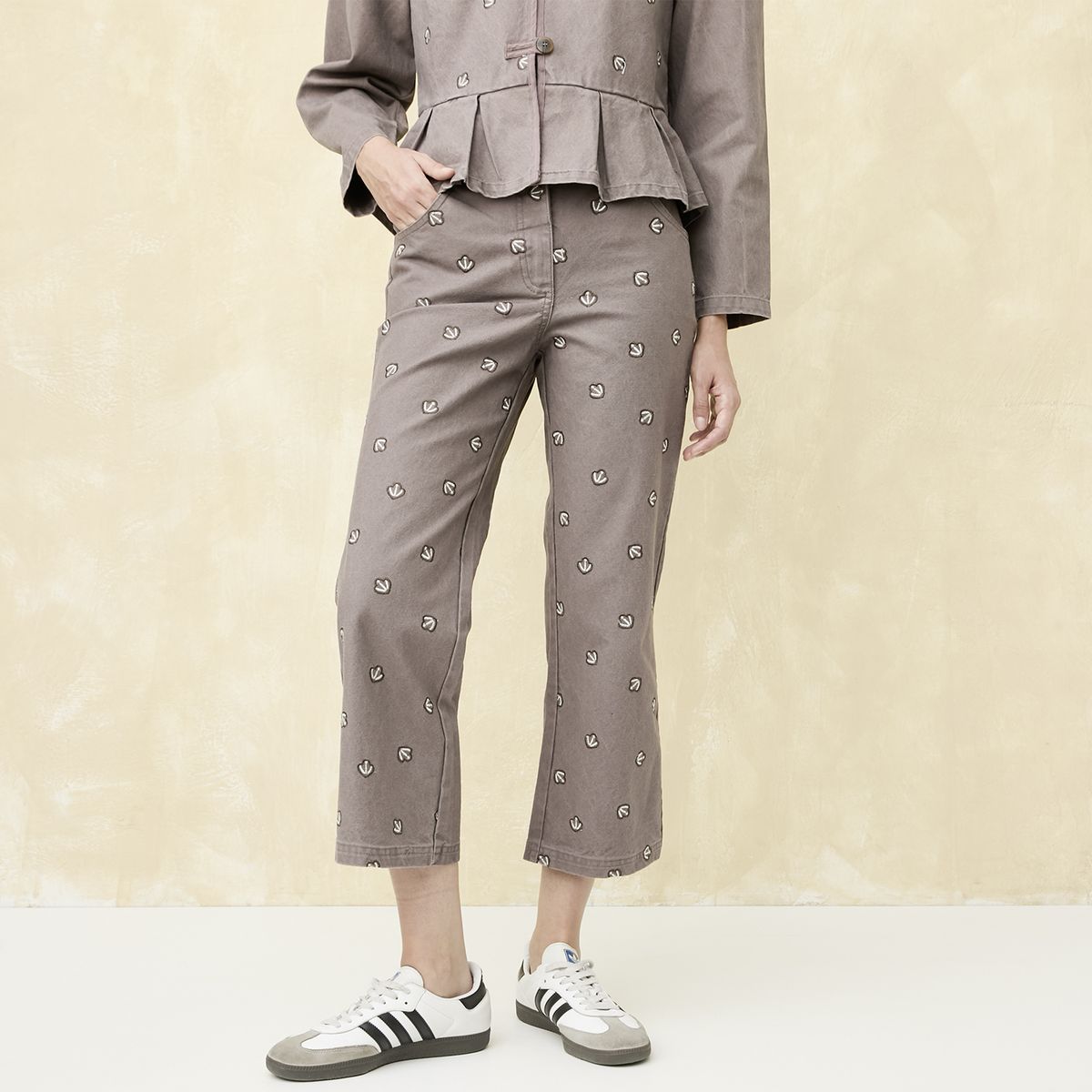 UNIVERSITY CLUB - Pantalón Classic Fit Tiro Alto Mujer University Club