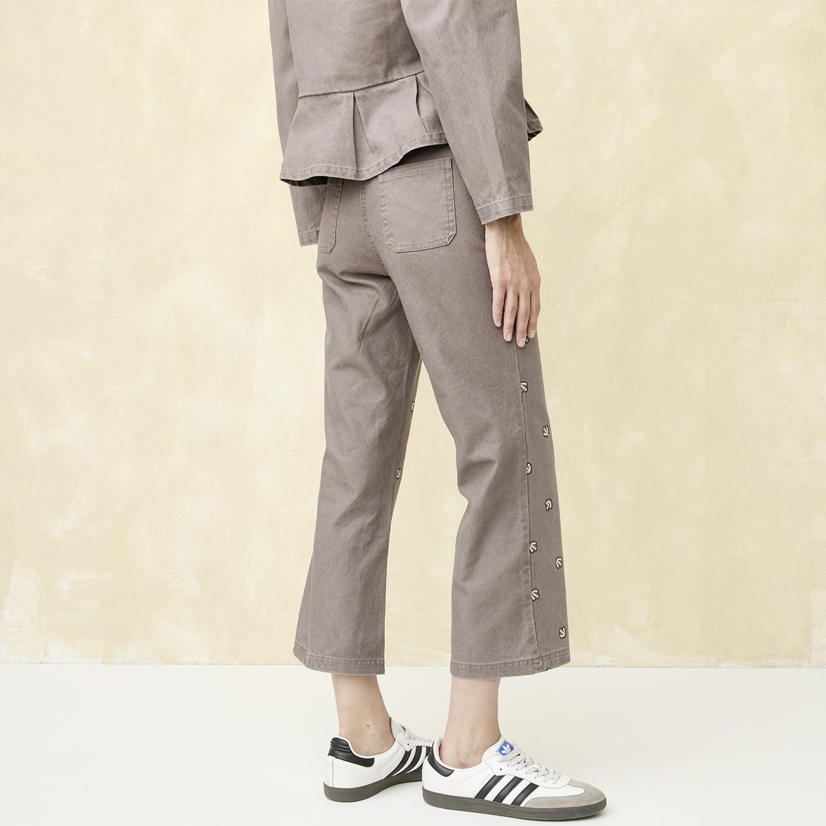UNIVERSITY CLUB - Pantalón Classic Fit Tiro Alto Mujer University Club