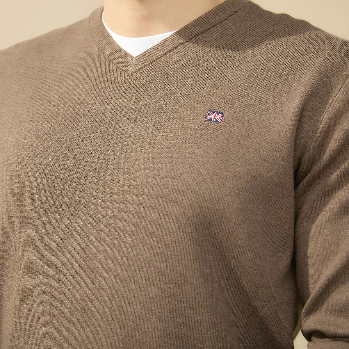 UNIVERSITY CLUB - Sweater Casual Algodón University Club Hombre Cuello En V