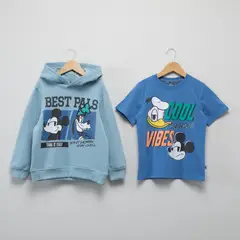 STD CHARACTERS - Pack Polerón Más Polera Niño