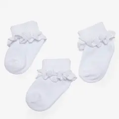 YAMP - 3 Pares Calcetines Algodón Unisex Bebé