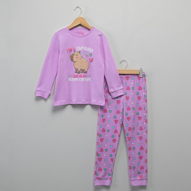 Pijama Niña 2 Piezas Algodón
