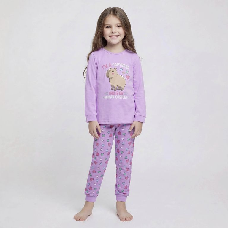 Pijama Niña 2 Piezas Algodón