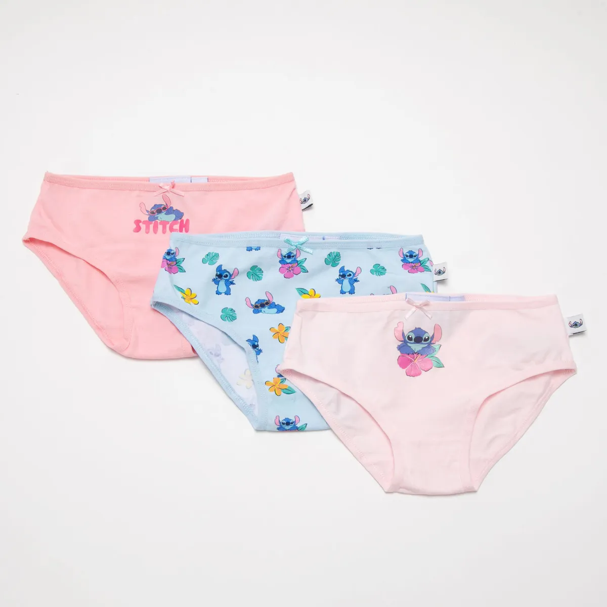 LILO & STITCH - Pack De 3 Calzones Niña Lilo & Stitch