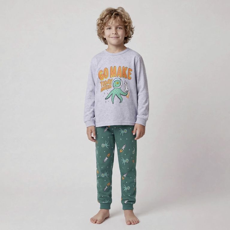 Pijama Niño 2 Piezas Algodón