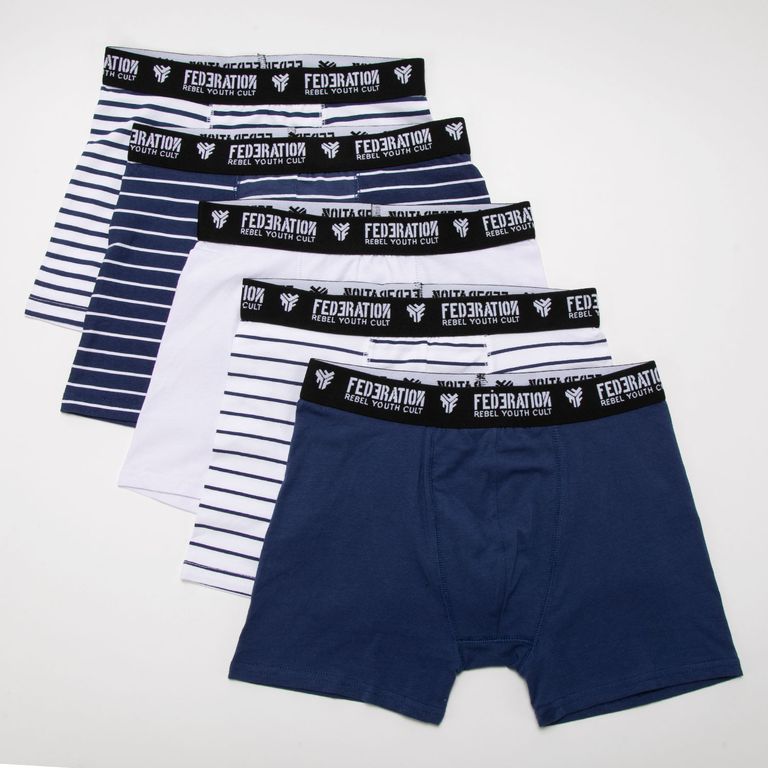 Pack De 5 Boxers Algodón Niño