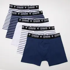 FEDERATION - Pack De 5 Boxers Algodón Niño