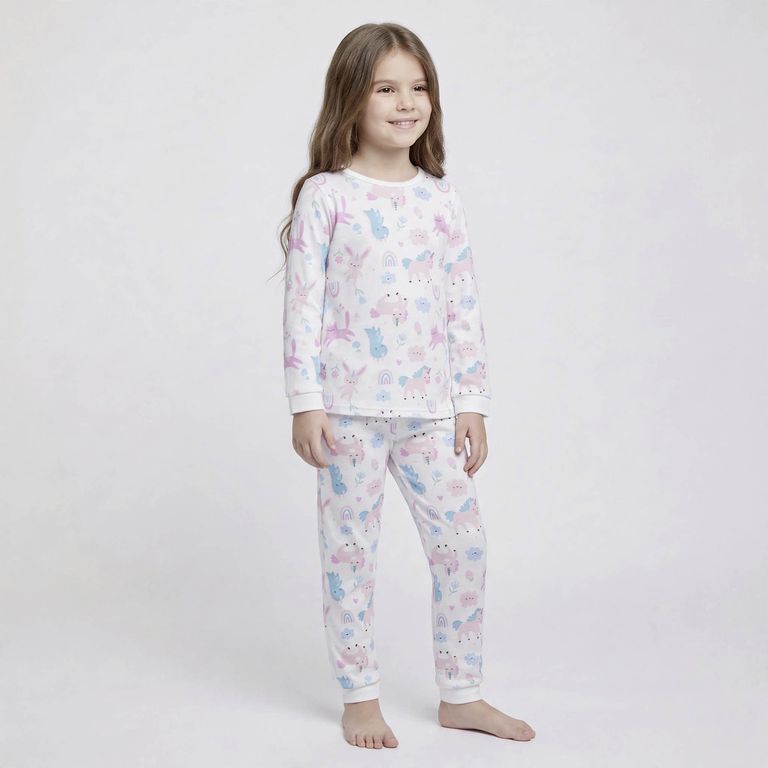 Pijama Niña 2 Piezas Algodón