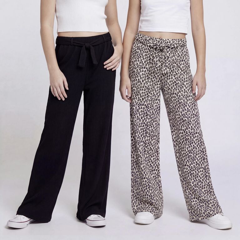 Pack de 2 Pantalones Fluidos Niña