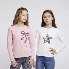 ELEVEN - Pack de 2 Poleras Niña