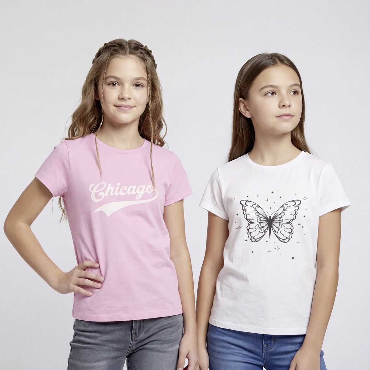 ELEVEN - Pack de 2 Poleras Niña Eleven