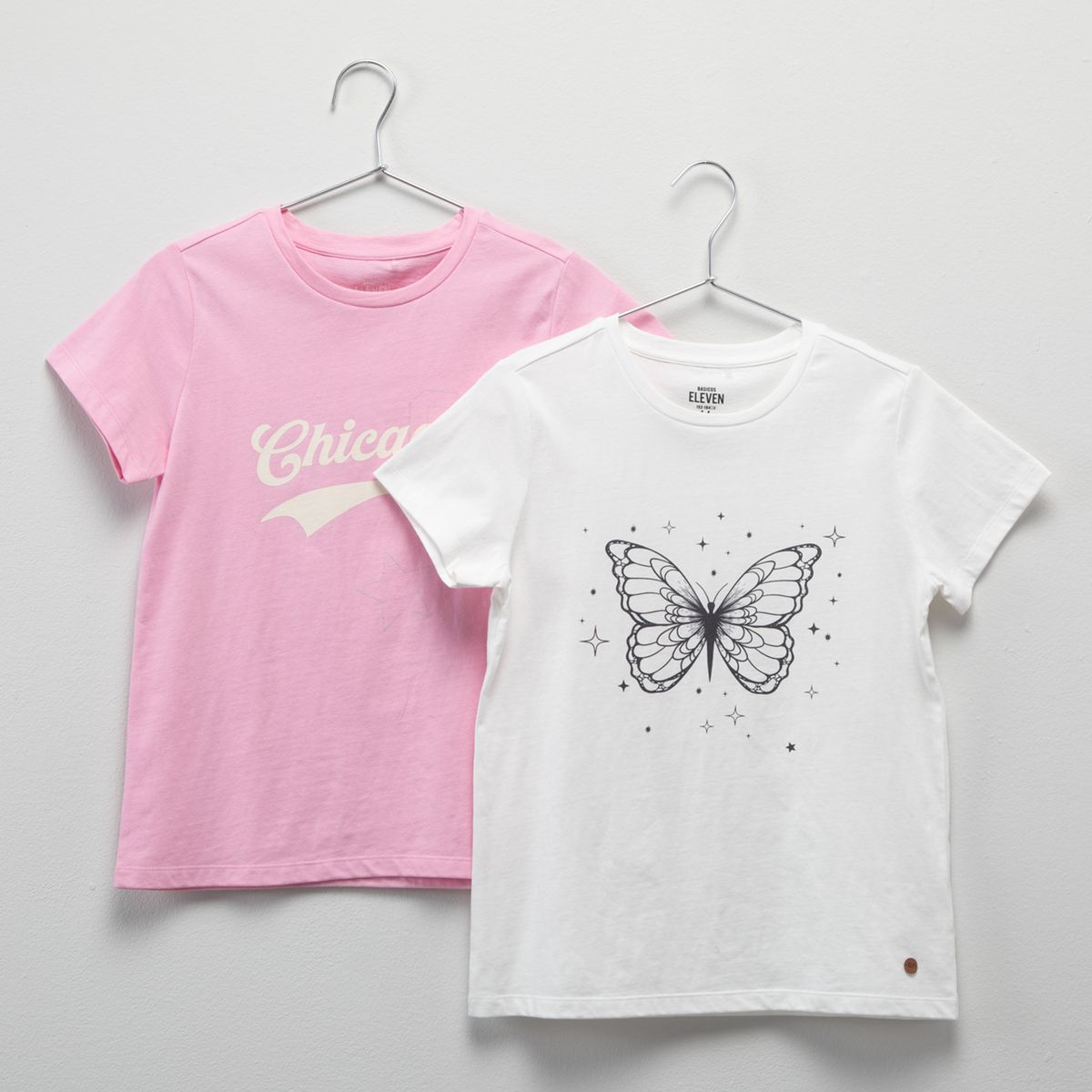 ELEVEN - Pack de 2 Poleras Niña Eleven