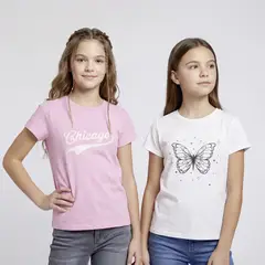 ELEVEN - Pack de 2 Poleras Niña