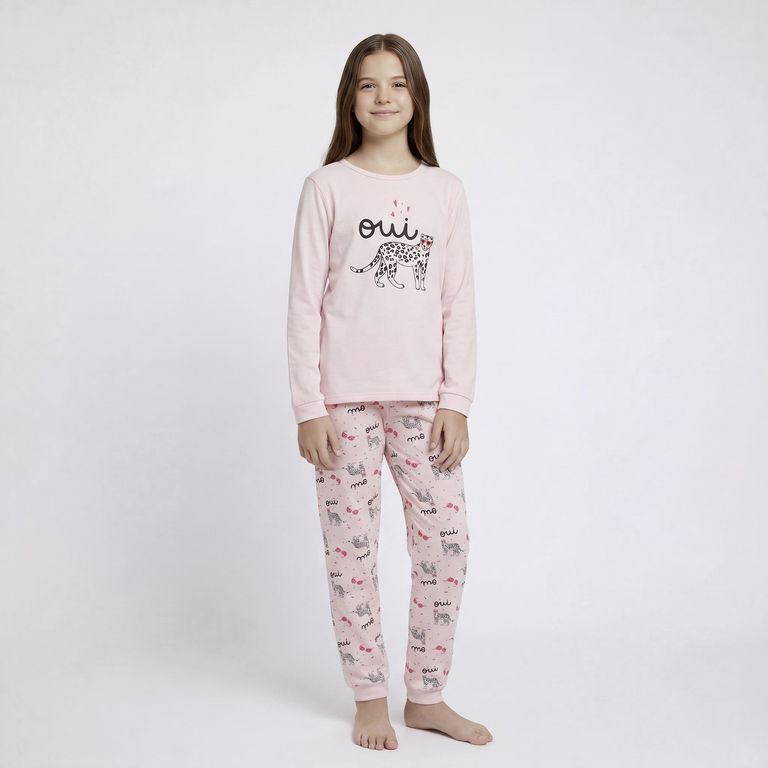 Pijama Niña 2 Piezas Franela