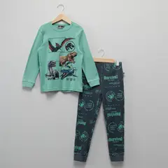 JURASSIC WORLD - Pijama Niño 2 Piezas Algodón