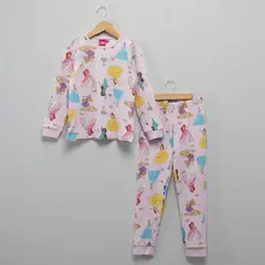 PRINCESAS - Pijama Niña 2 Piezas Algodón