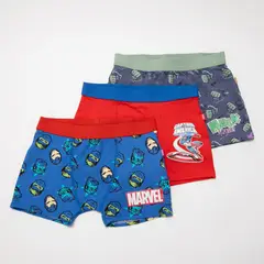 AVENGERS - Pack De 3 Boxer Niño