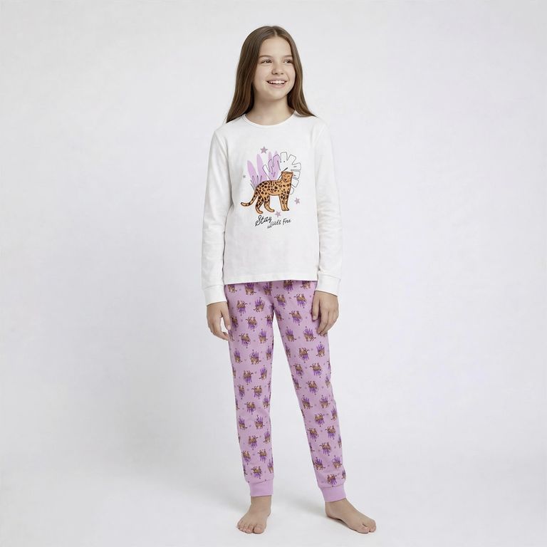 Pijama Niña 2 Piezas Algodón