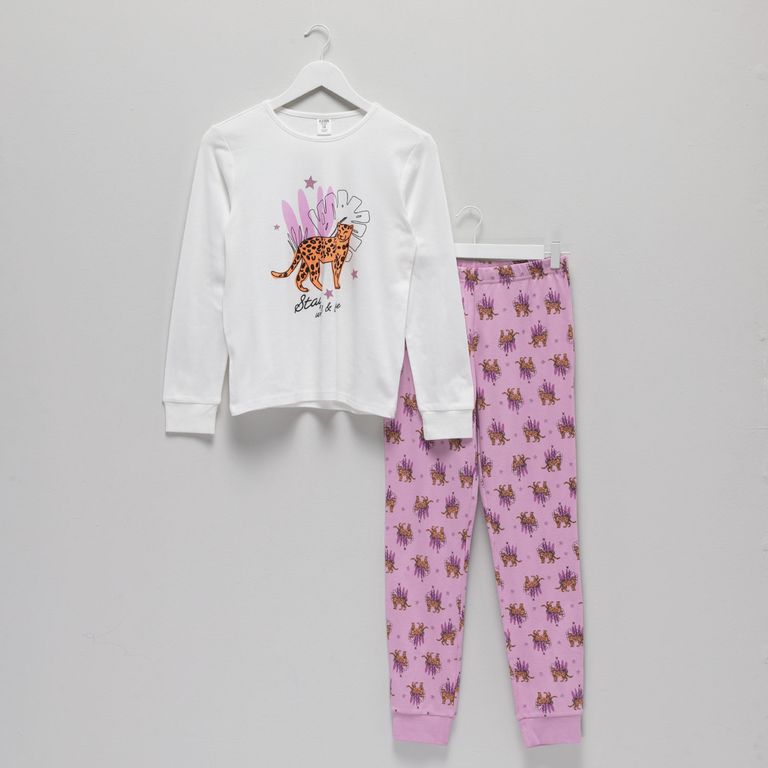 Pijama Niña 2 Piezas Algodón