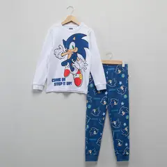 SONIC - Pijama Niño 2 Piezas Algodón