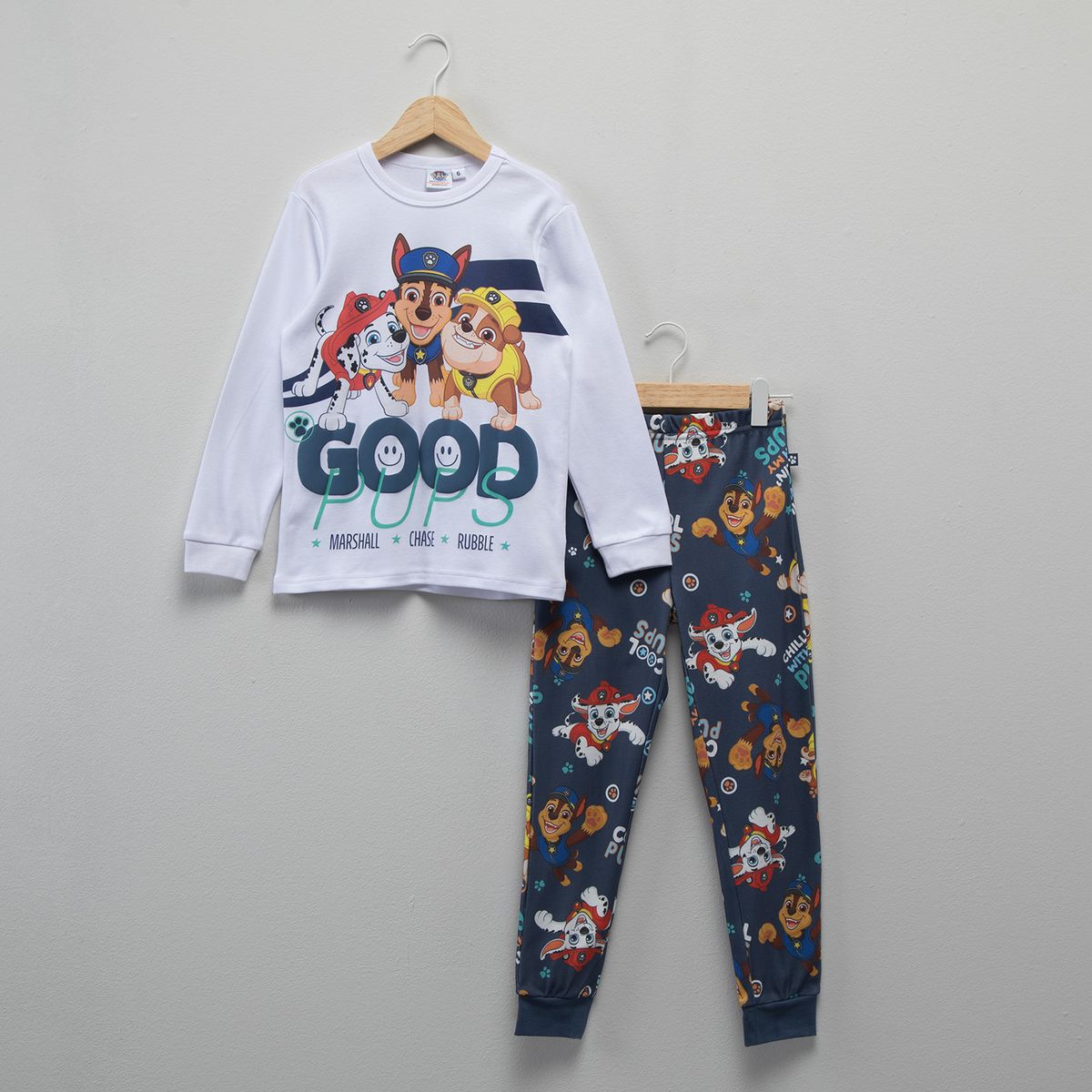 PAW PATROL - Pijama Niño 2 Piezas Algodón Paw Patrol