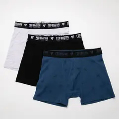 FEDERATION - Pack De 3 Boxer Niño