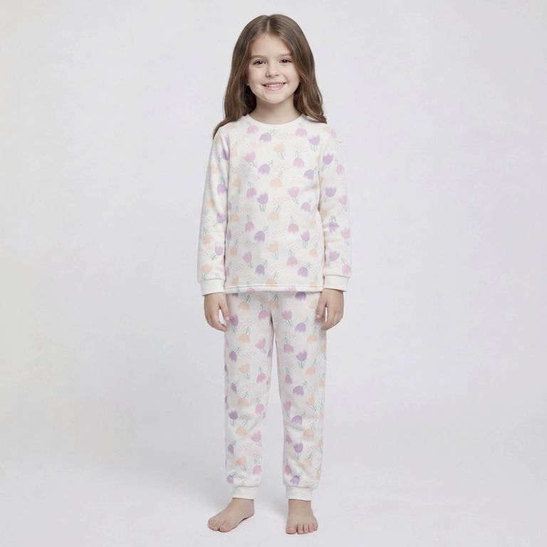 Pijama Niña 2 Piezas Franela
