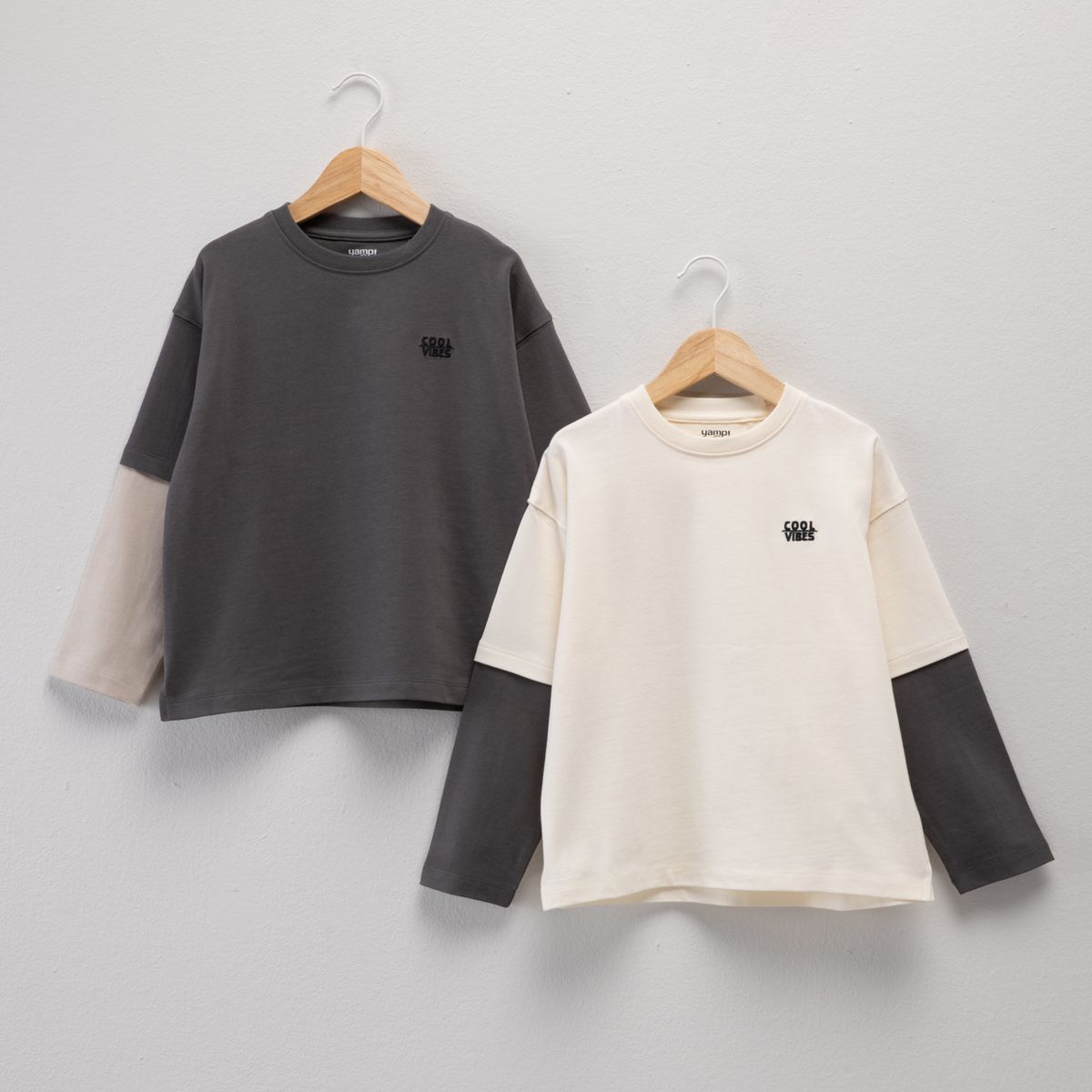 YAMP - Pack de 2 Poleras Manga Larga Niño Yamp