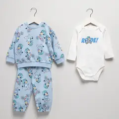 BLUEY - Conjunto Bebe Niño Polerón Más Body Más Buzo