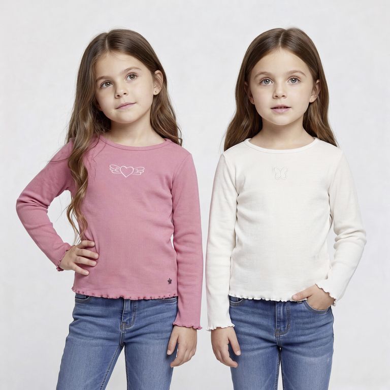 YAMP Pack de 2 Poleras Niña