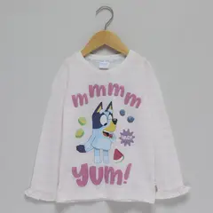 BLUEY - Polera Manga Larga Niña