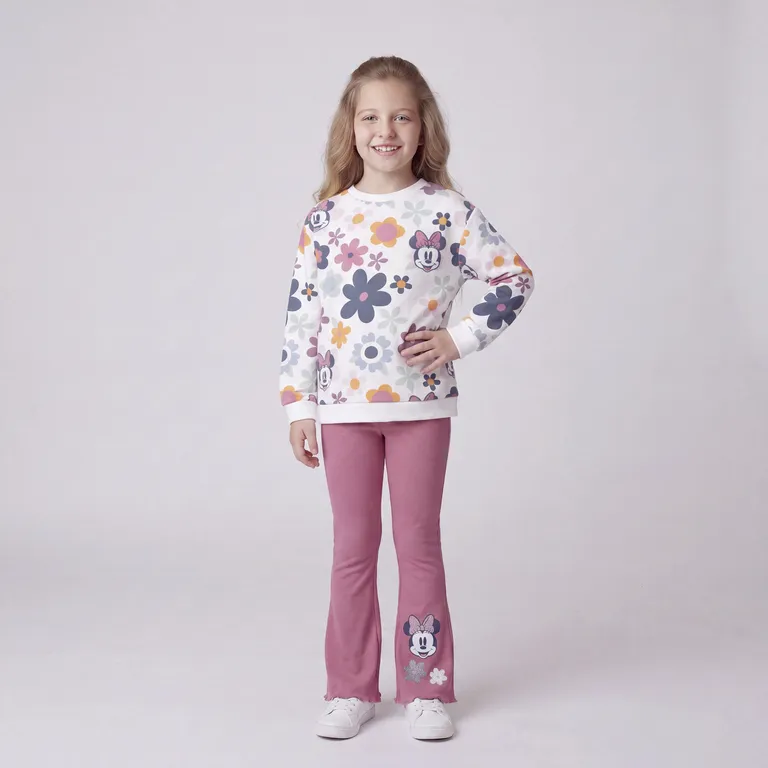 Conjunto Niña Polerón Más Calza Flare