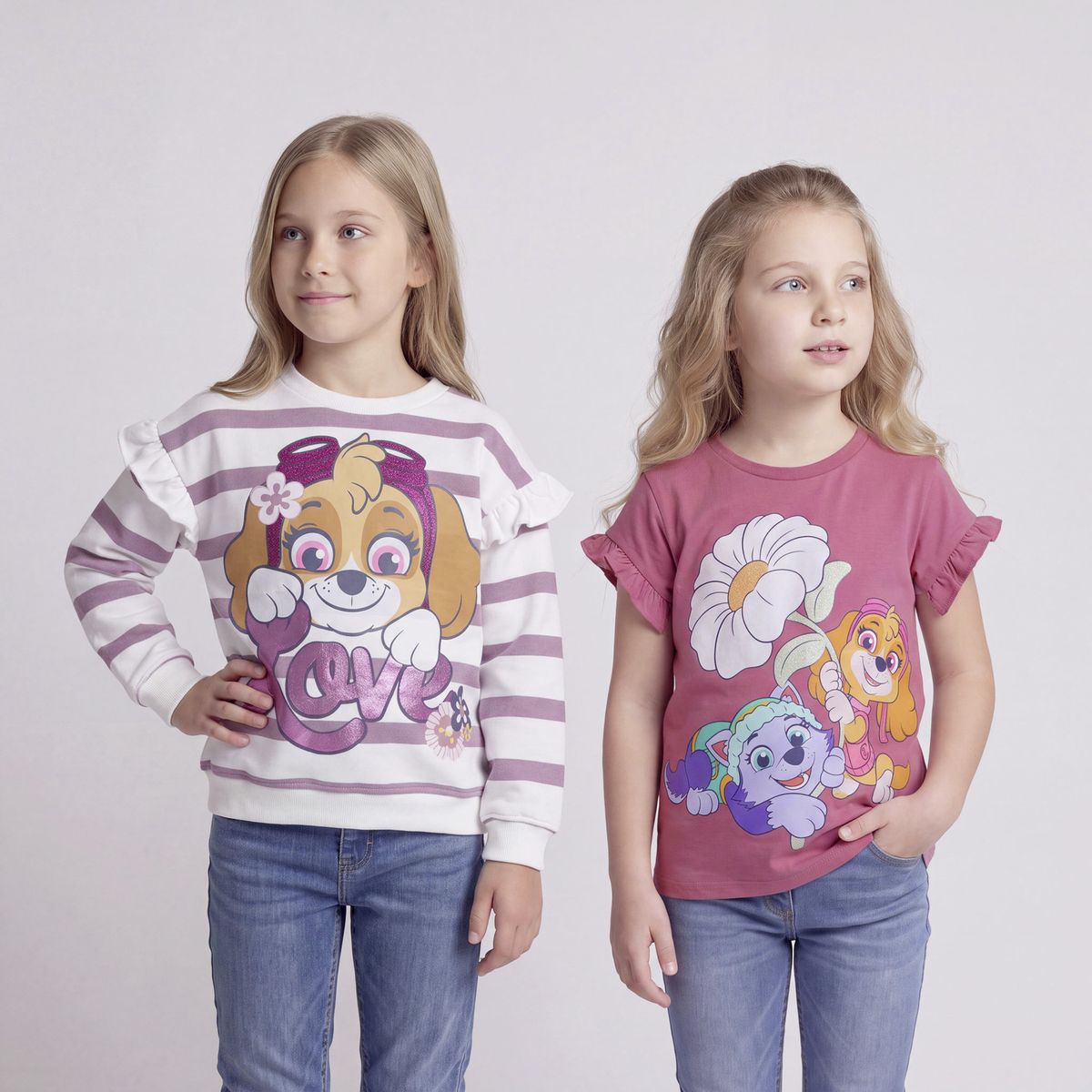 PAW PATROL - Pack Polerón Más Polera Niña Paw Patrol