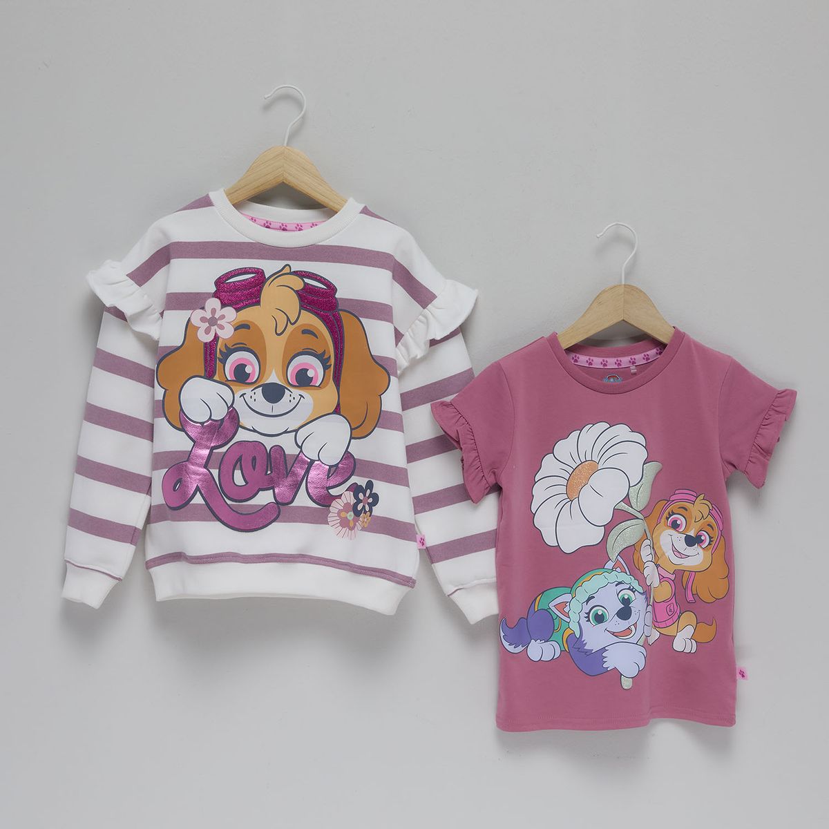 PAW PATROL - Pack Polerón Más Polera Niña Paw Patrol