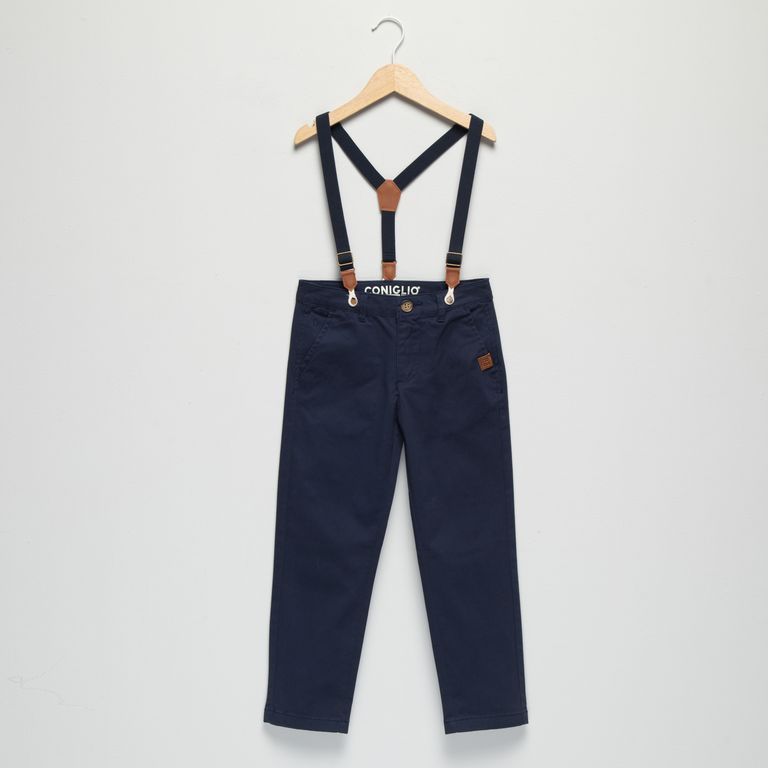 CONIGLIO Pantalón Niño Con Suspensores