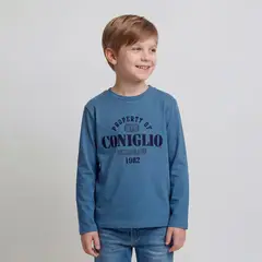 CONIGLIO - Polera Manga Larga Niño