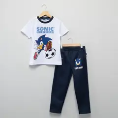 SONIC - Conjunto Deportivo Niño Polera Más Pantalón De Buzo