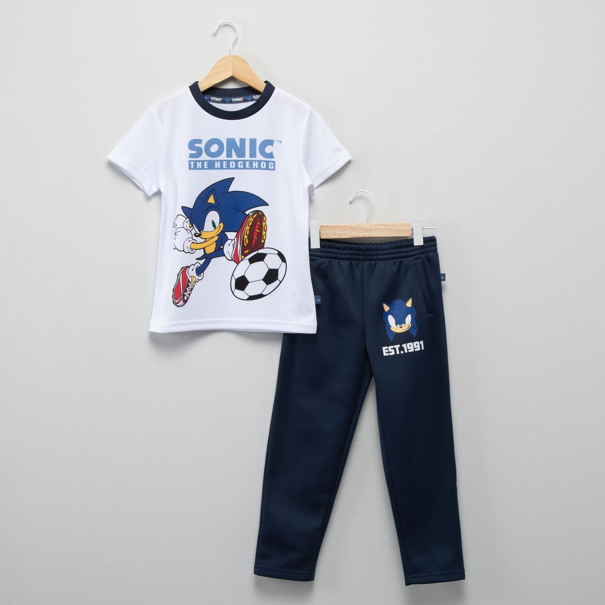 SONIC - Conjunto Deportivo Niño Polera Más Pantalón De Buzo Sonic
