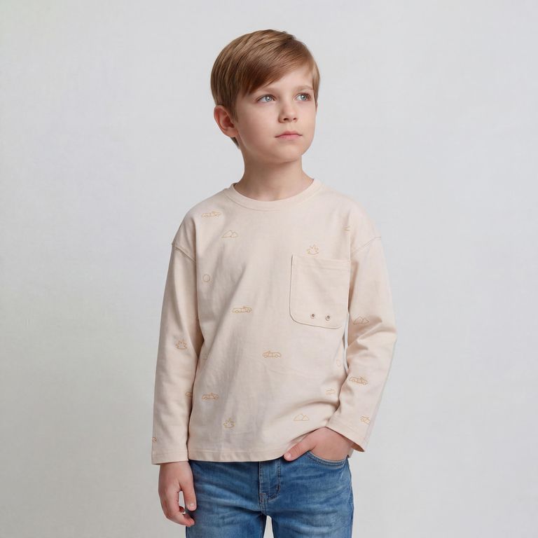Polera Manga Larga Niño