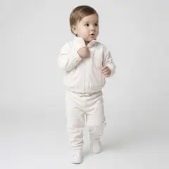 YAMP - Conjunto Bebé Niña Polerón Más Pantalón De Buzo Plush